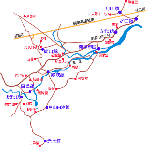 Kaiping Map